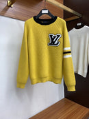 Louis Vuitton - Pull en laine avec logo Jaune