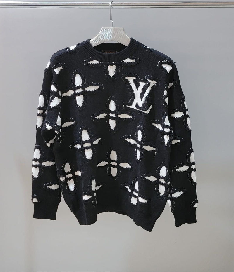 Louis Vuitton - Pull en laine logo LV Noir II