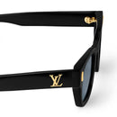 Louis Vuitton - Lunettes de soleil carrées rondes LV Confidence Noir