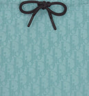 Dior - Short de bain Dior Oblique Toile technique Vert D’eau