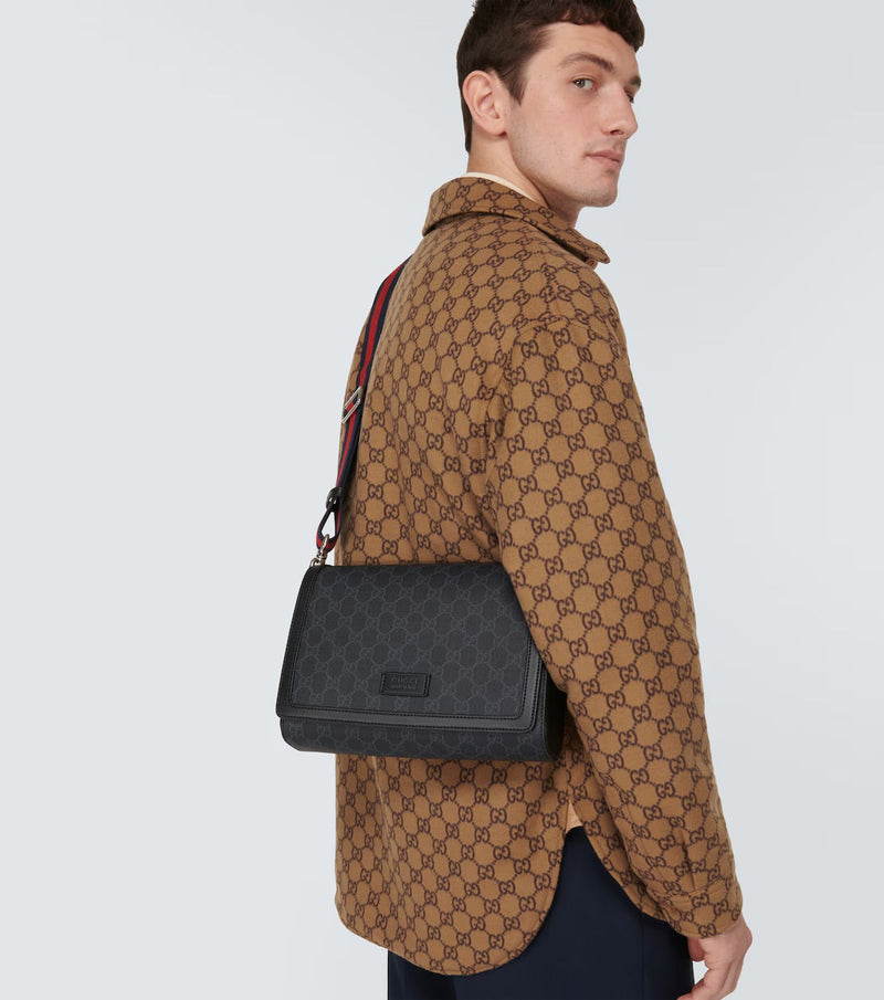 Gucci - Sac à bandoulière GG Noir