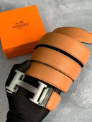 Hermès - Ceinture Réversible Beige