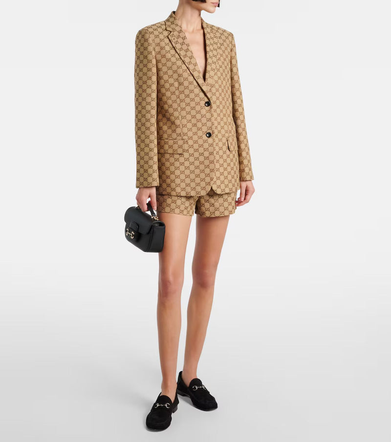 Gucci - Short en toile GG