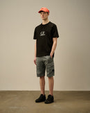 C.P Company - Short Cargo stretch sateen Stormy Weather Bleu