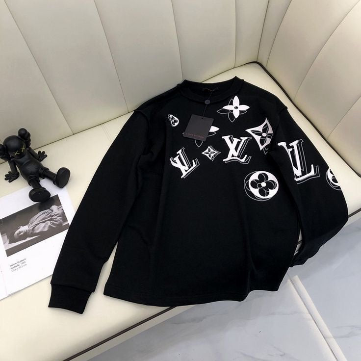 Louis Vuitton - Pull en laine logo LV Noir III