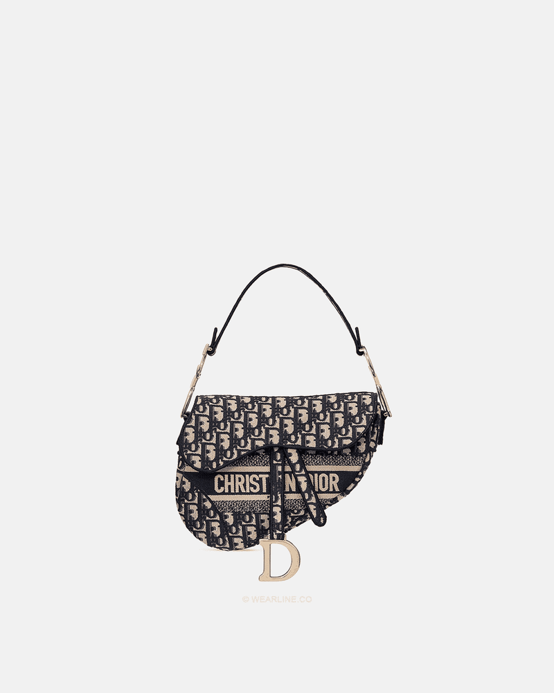Dior - Sac Saddle À Bandoulière Toile Jacquard Oblique (5 coloris)