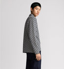 Dior - Surchemise Dior Oblique Jacquard de coton Bleu Marine