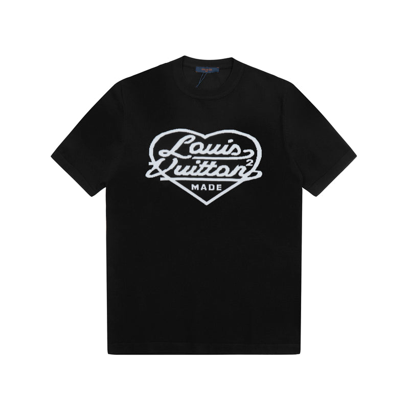 Louis Vuitton - T-shirt manches courtes LV Cœur Noir/Blanc