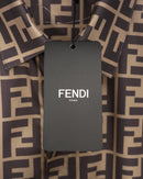Fendi - Chemise à Manches Courtes avec Motif Monogramme Marron