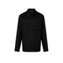 Louis Vuitton - Surchemise décontractée floquée en coton Noir