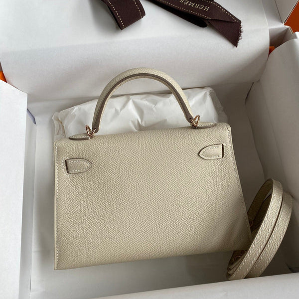Hermes - Birkin 19 cm Crème Vanille