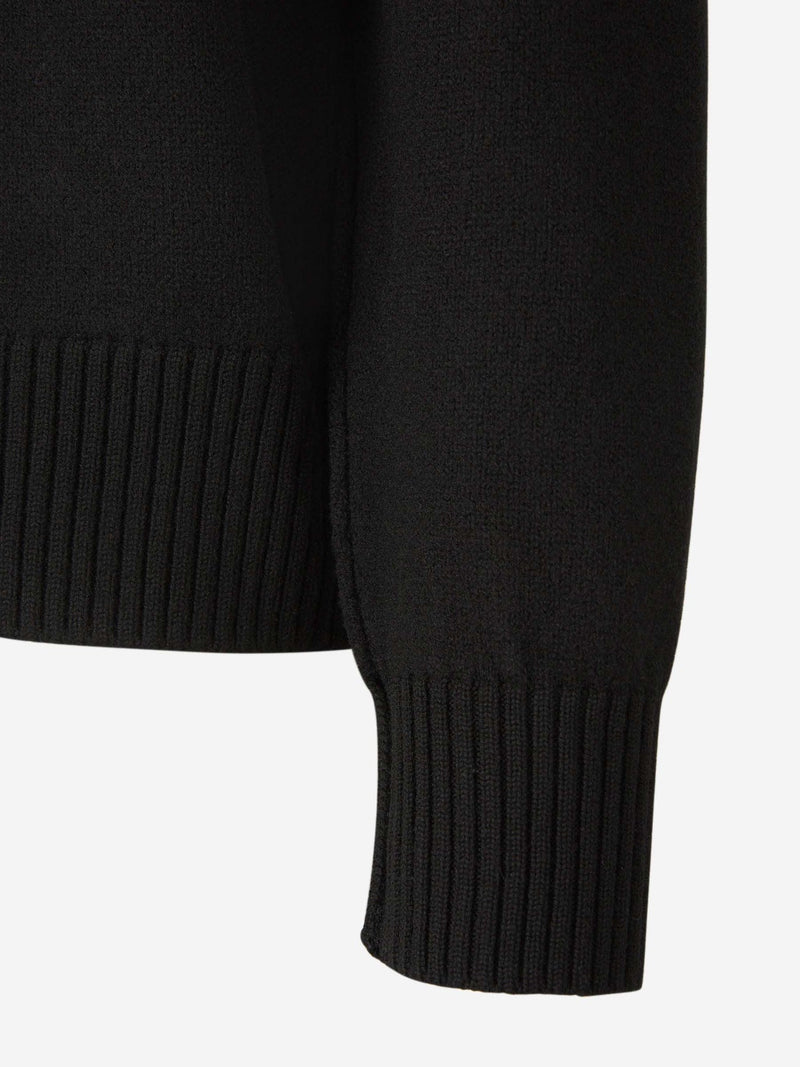 Ami Paris - Pull Ami Noir Coeur Rouge