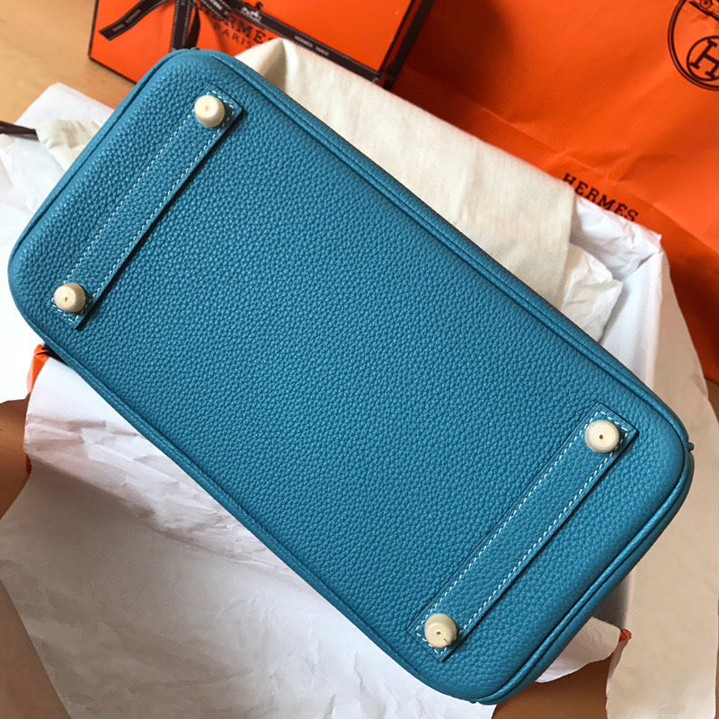 Hermes - Birkin 35 cm Bleu Izmir