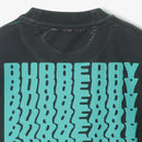 Burberry - T-shirt en coton à logo ondulé Atom