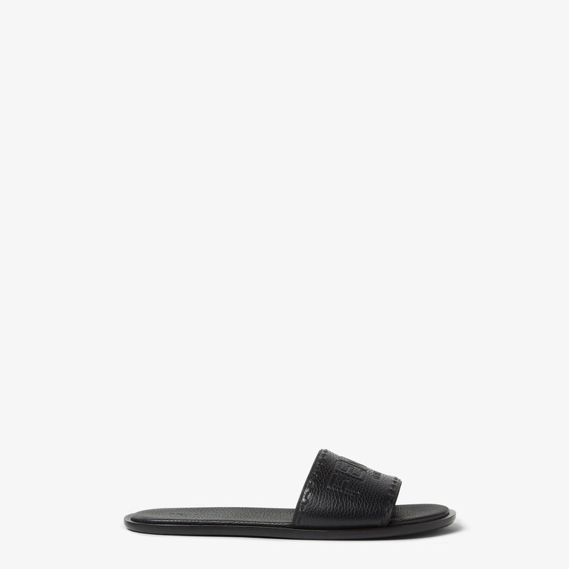 Fendi - Sandales Sandales Fendi Roma en cuir Noir