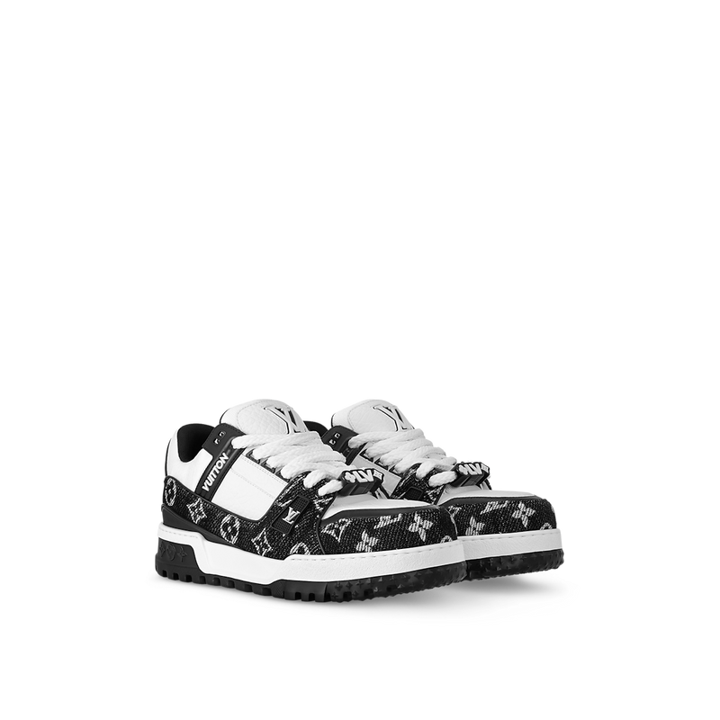 Sneaker LV Trainer Maxi Monogram Noir et Blanc