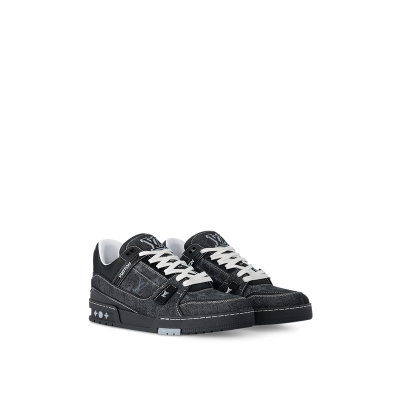 Sneaker LV Trainer Noir Gris