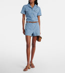 Gucci - Combi-short GG en jacquard de denim