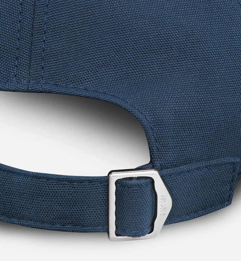 Dior - Casquette Dior Oblique placé Bleu Marine