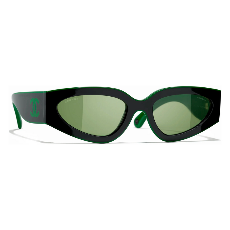 Chanel - Lunettes de soleil de Chat Vert