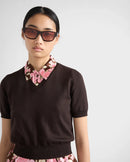 Prada - Lunettes De Soleil Prada Symbole Verres Dégradés Rose Poudré