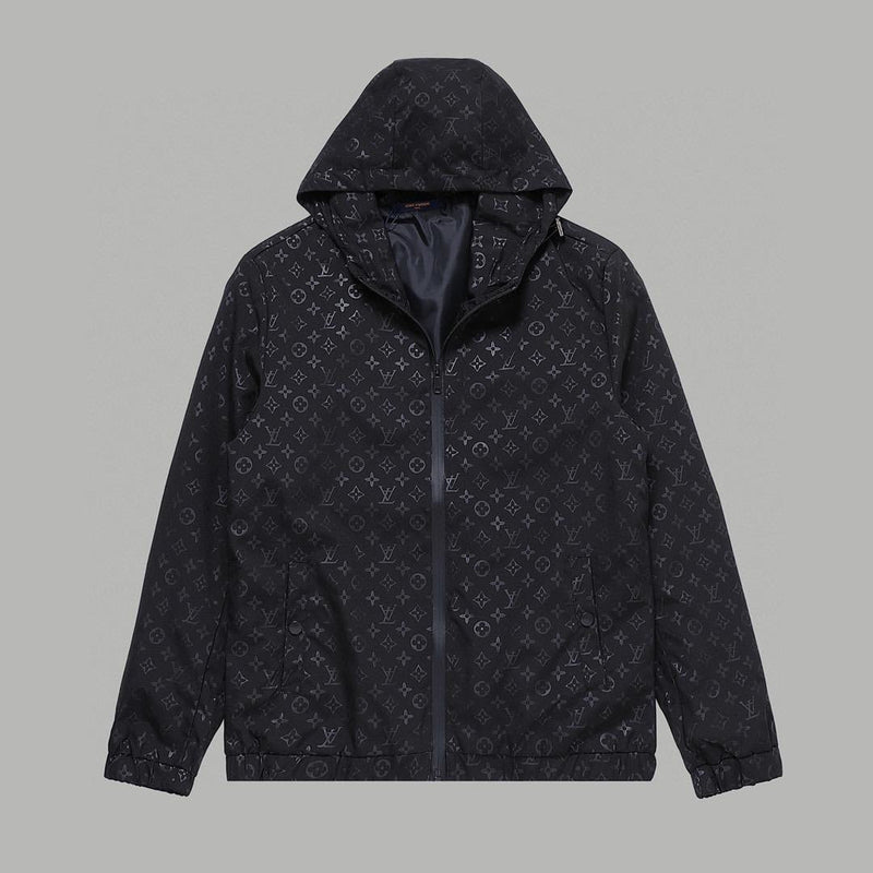 Louis Vuitton - Veste à capuche monogramme LV Noir