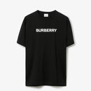 Burberry - T-shirt en coton à logo Noir