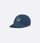 Dior - Casquette Dior Oblique placé Bleu Marine