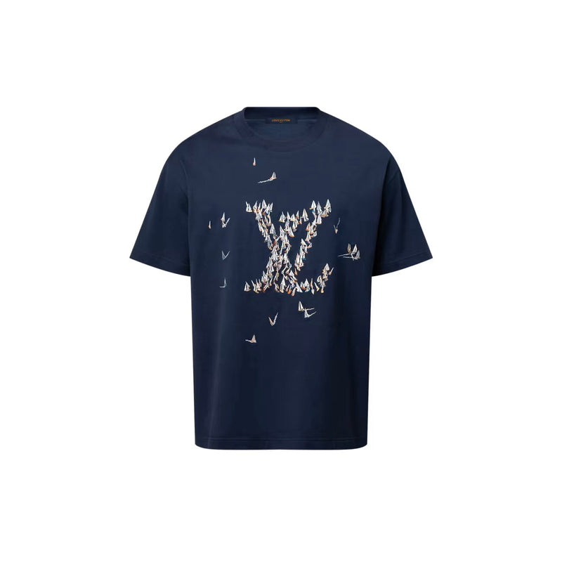 Louis Vuitton - Tee-shirt en coton brodé