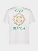 Casablanca - T-shirt Championship Diamond T-Shirt Blanc