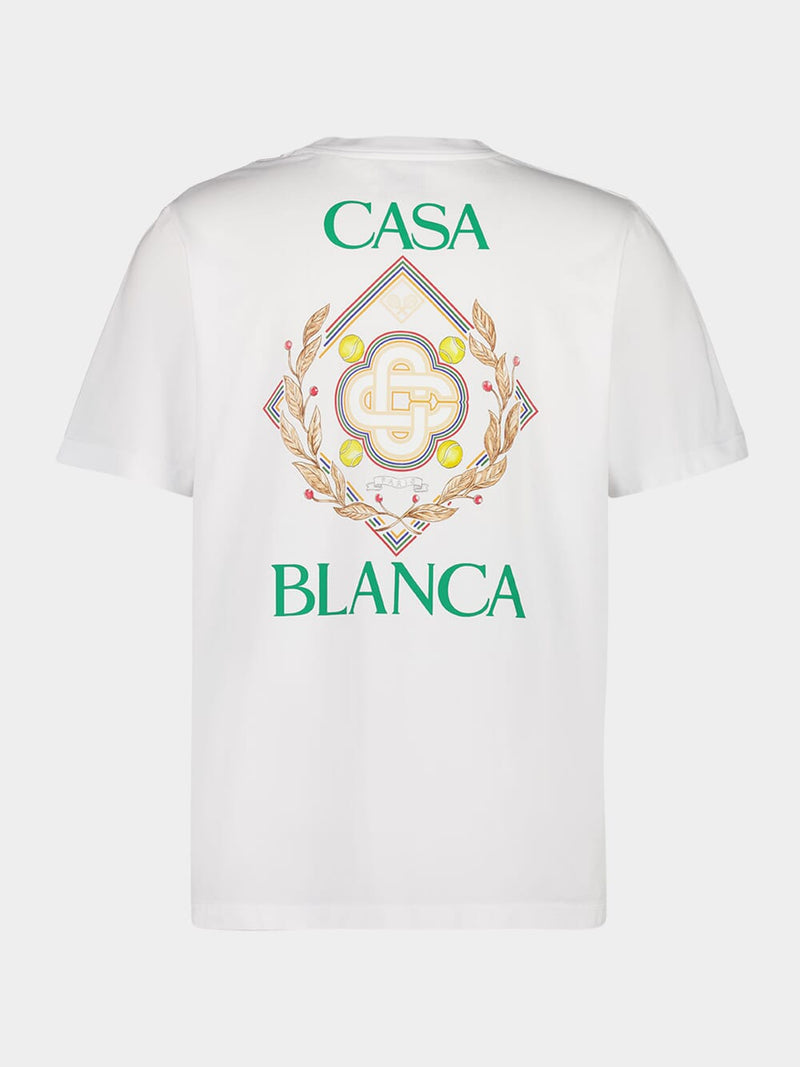 Casablanca - T-shirt Championship Diamond T-Shirt Blanc