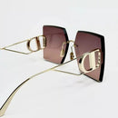 Dior - Lunettes De Soleil Oversize Rose