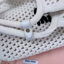 Miumiu - Crochet Tote Bag Blanc