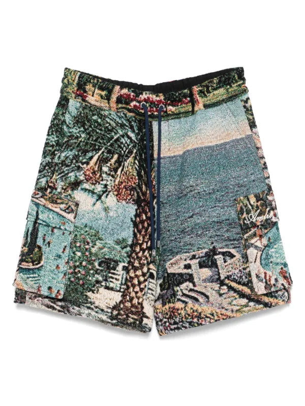 Amiri - Short à imprimé graphique