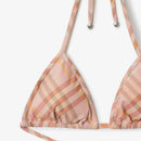 Burberry - Haut et Bas de bikini Check Teacup