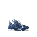 Sneaker LV skate Denim Bleu