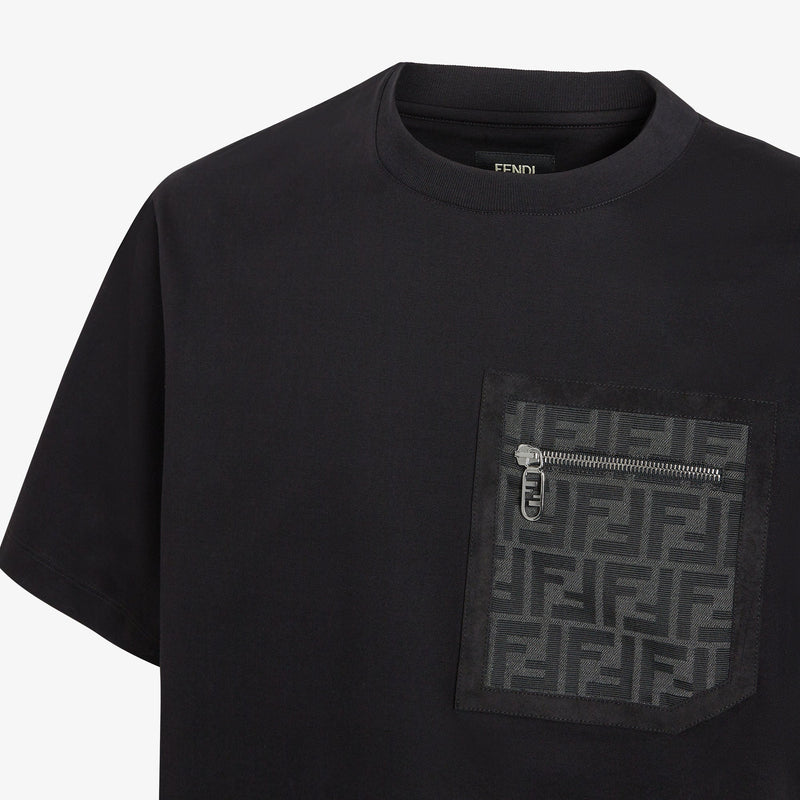 Fendi - T-shirt en jersey FF Noir