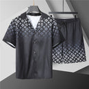 Louis Vuitton - Ensemble CHEMISE + SHORT logo LV Noir