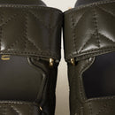 Miu Miu - Mules en cuir nappa matelassé Vert Loden