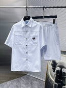 Prada - Ensemble Prada CHEMISE + SHORT Blanc