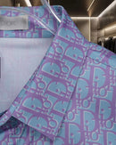 Dior - Chemise à Manches Longues avec Motif Lilas