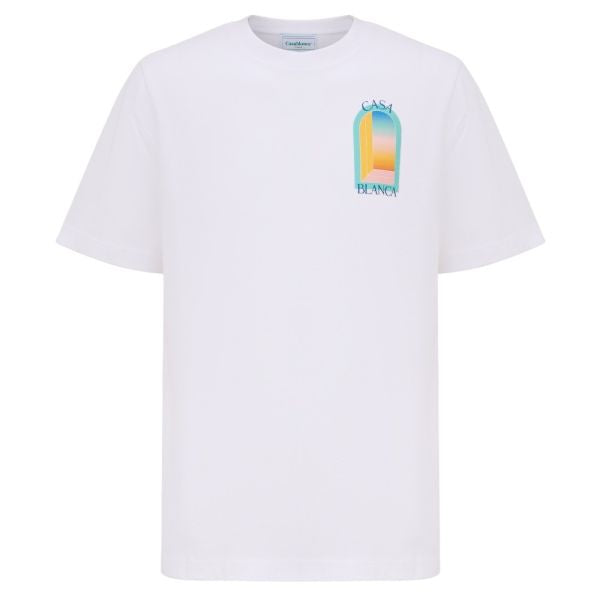 Casablanca - T-shirt L’arche De Jour Blanc