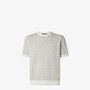 Fendi - T-shirt en tissu FF Blanc