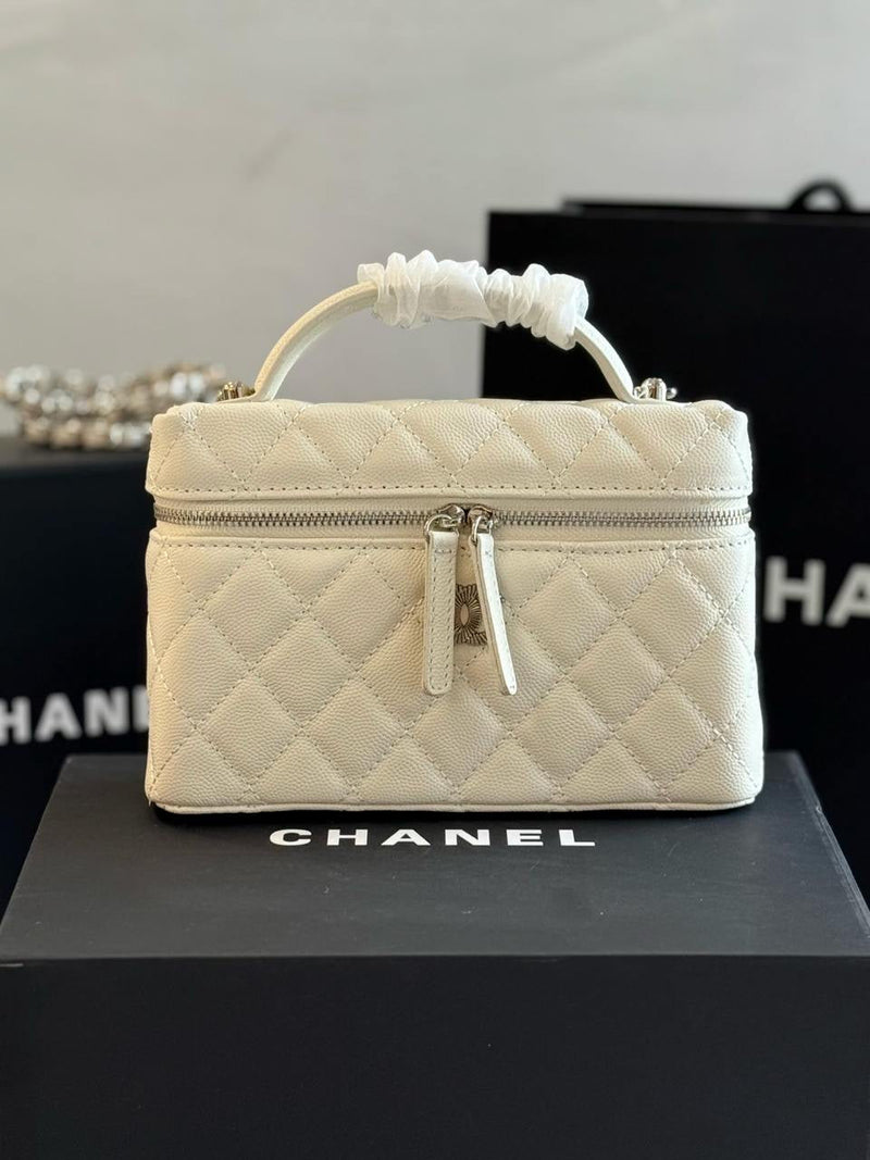 Chanel - Sac à bandoulière 18cm Rose/Bleu Clair/Blanc