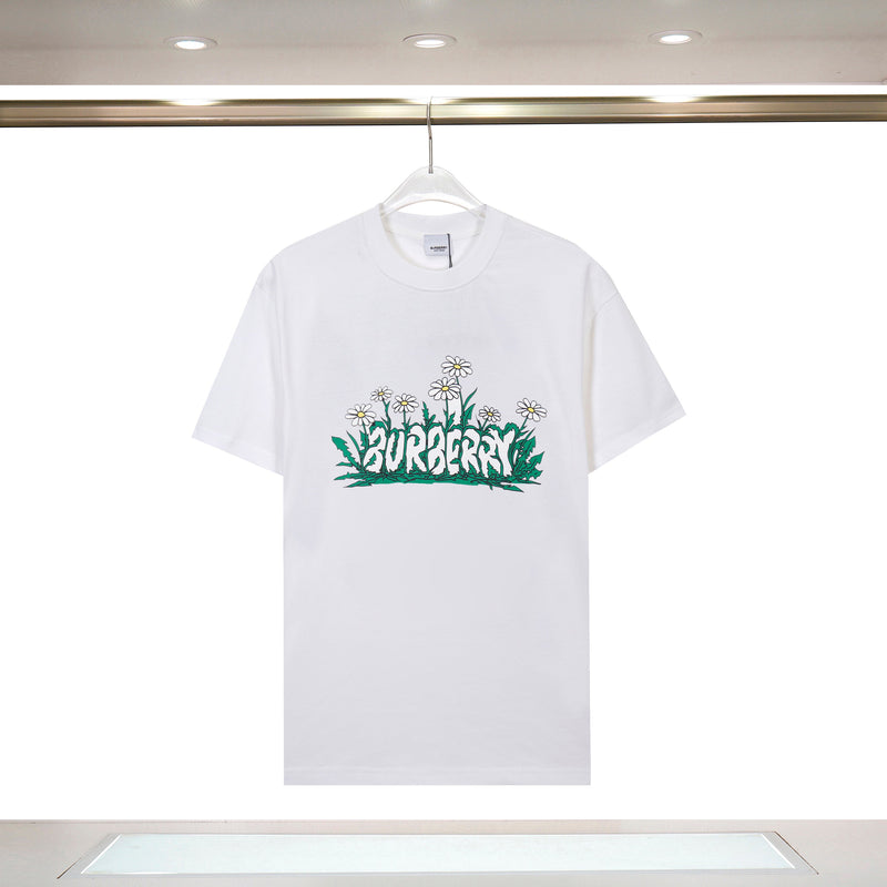 Burberry - T-shirt Burberry avec motif floral coloré - Blanc