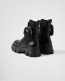 Prada - Bottes Monolith en cuir brossé et Re-Nylon