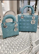 Dior - Sacs Lady Dior Petit & Grand Bleu II (2 tailles)