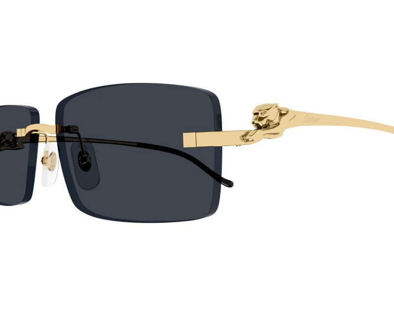 Cartier - Lunettes solaires Panthère Verres Gris Foncée