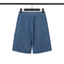 C.P Company - Shorts en coton avec poche latérale - Bleu