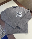 Louis Vuitton - Pull en laine logo LV Gris